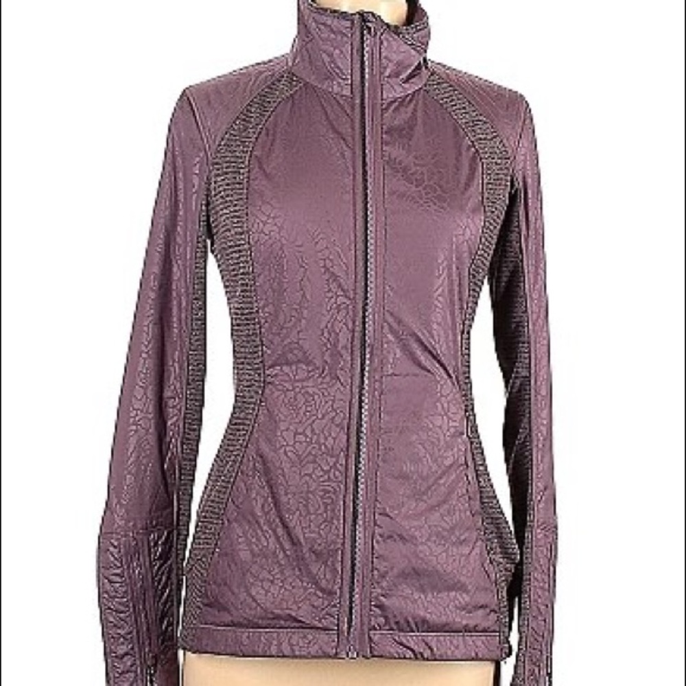 Lululemon Purple & Grey Workout Jacket